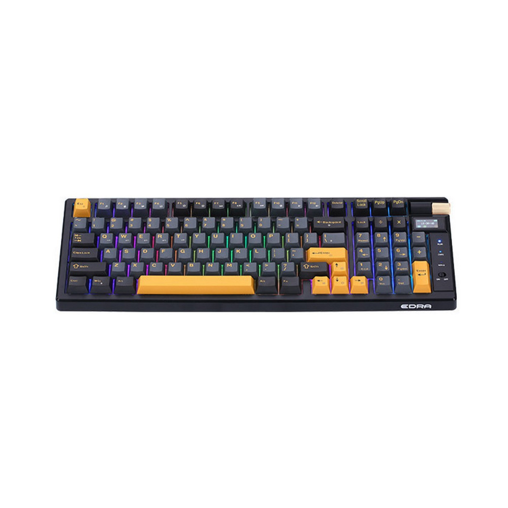 Bàn phím cơ không dây E-Dra EK398 Pro V2 Wireless Snow Leopard switch