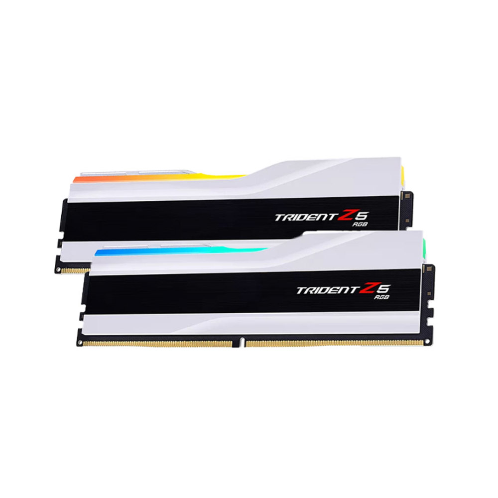 Ram desktop GSKill Trident Z5 RGB WHITE F5-6400J3239F48GX2-TZ5RW 96GB(2x48GB)DDR5 6400Mhz