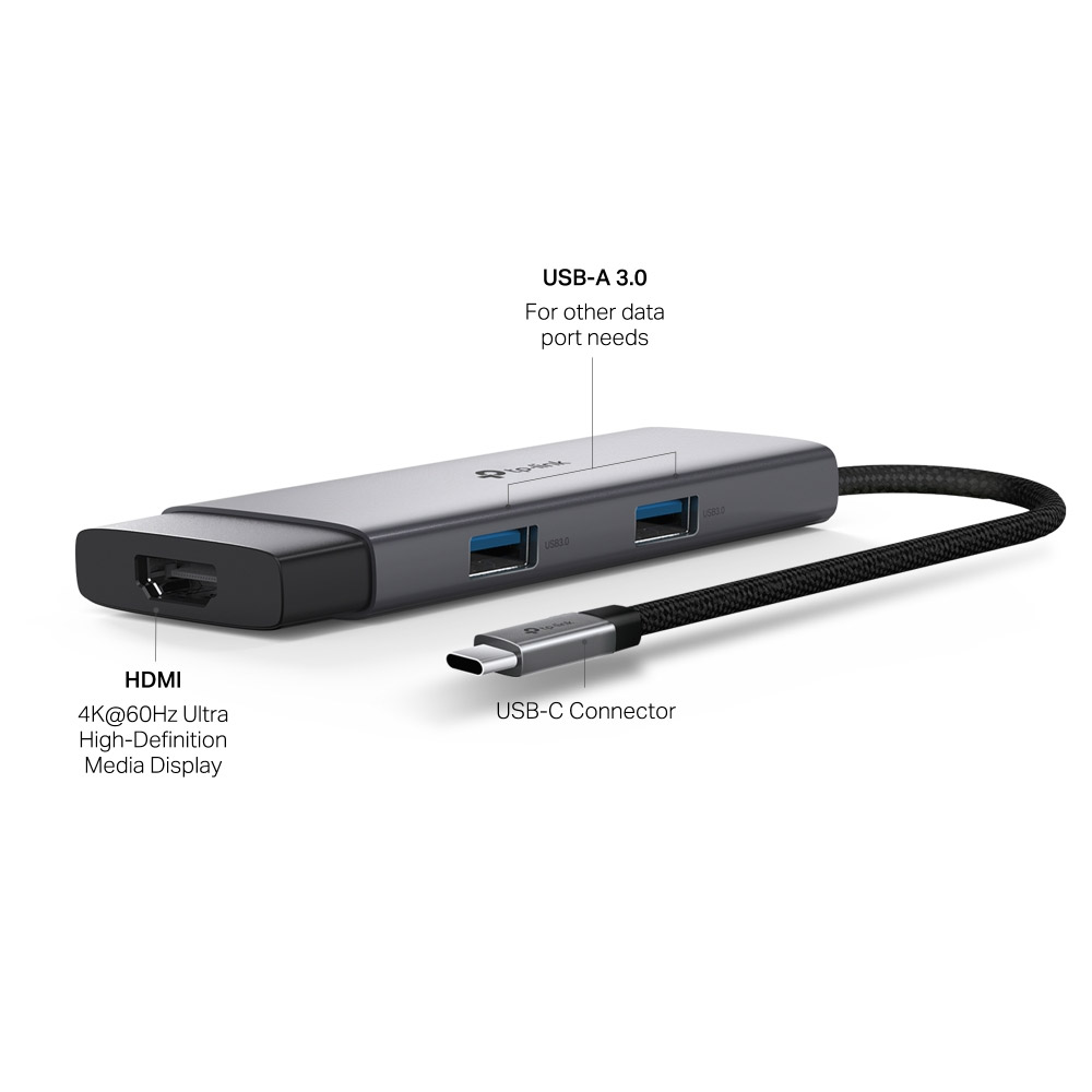 Bộ chuyển đổi TP-Link UH5020C USB Type-C to HDMI, USB3.0, USB-C,PD 100W