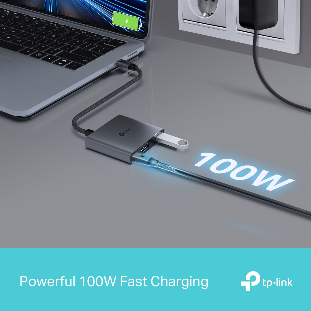 Bộ chuyển đổi TP-Link UH3020C USB Type-C to HDMI, USB3.0, PD 100W