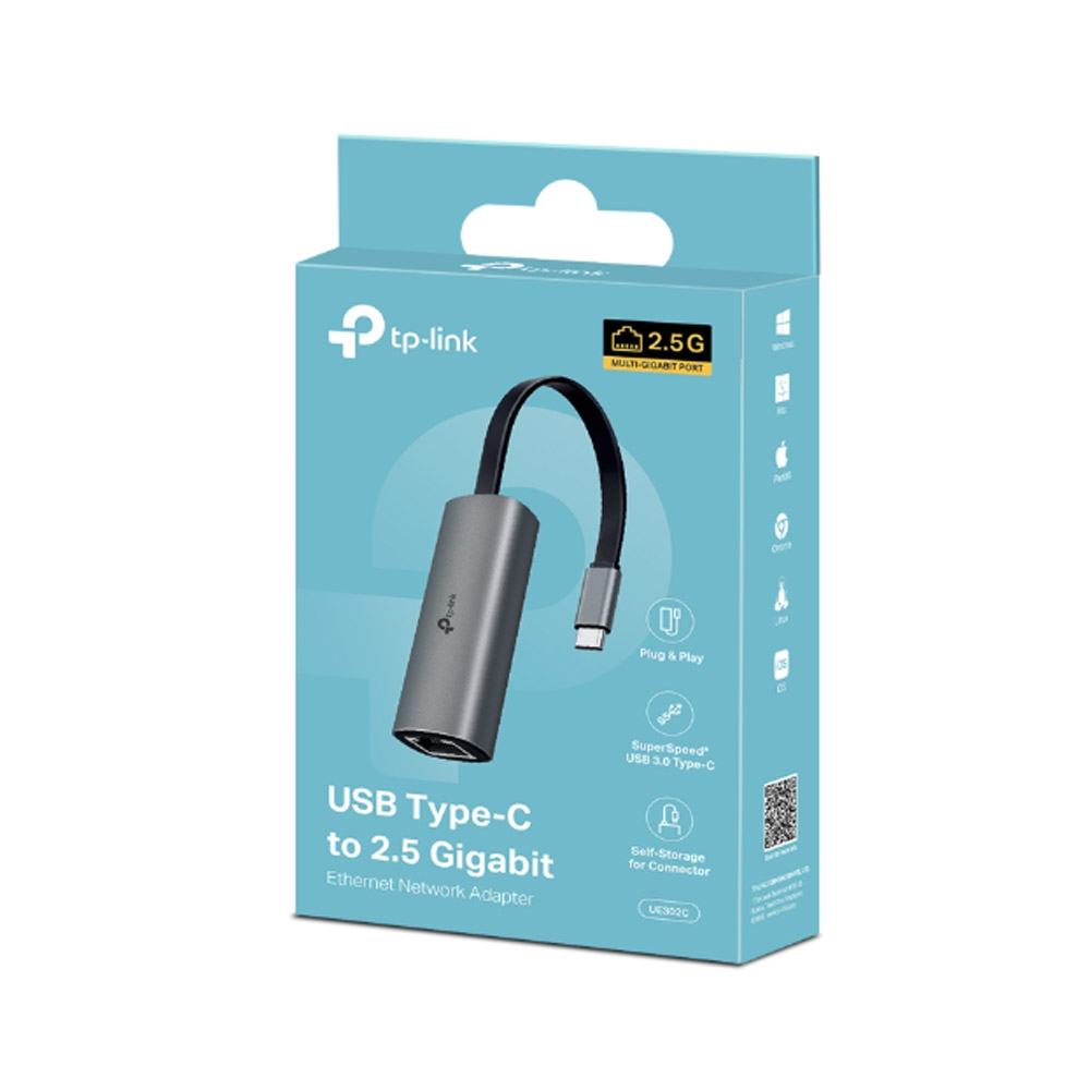 Bộ chuyển đổi TP-Link UE302C USB Type-C to Lan Gigabit