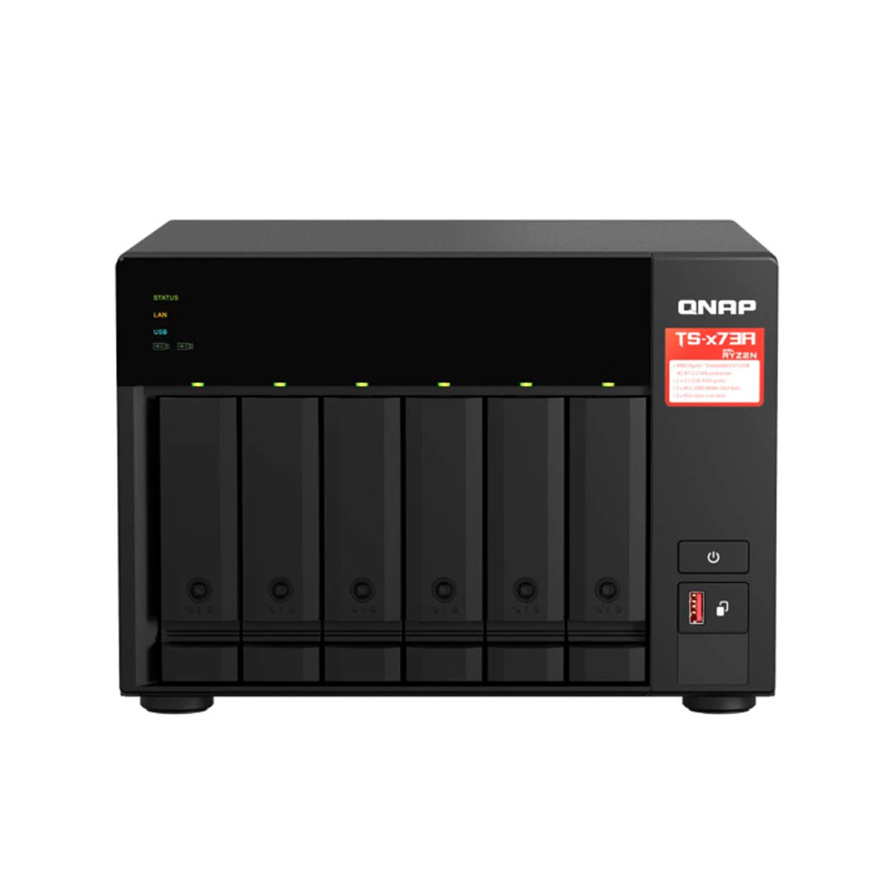Thiết bị lưu trữ NAS Qnap TS-673A-8GB