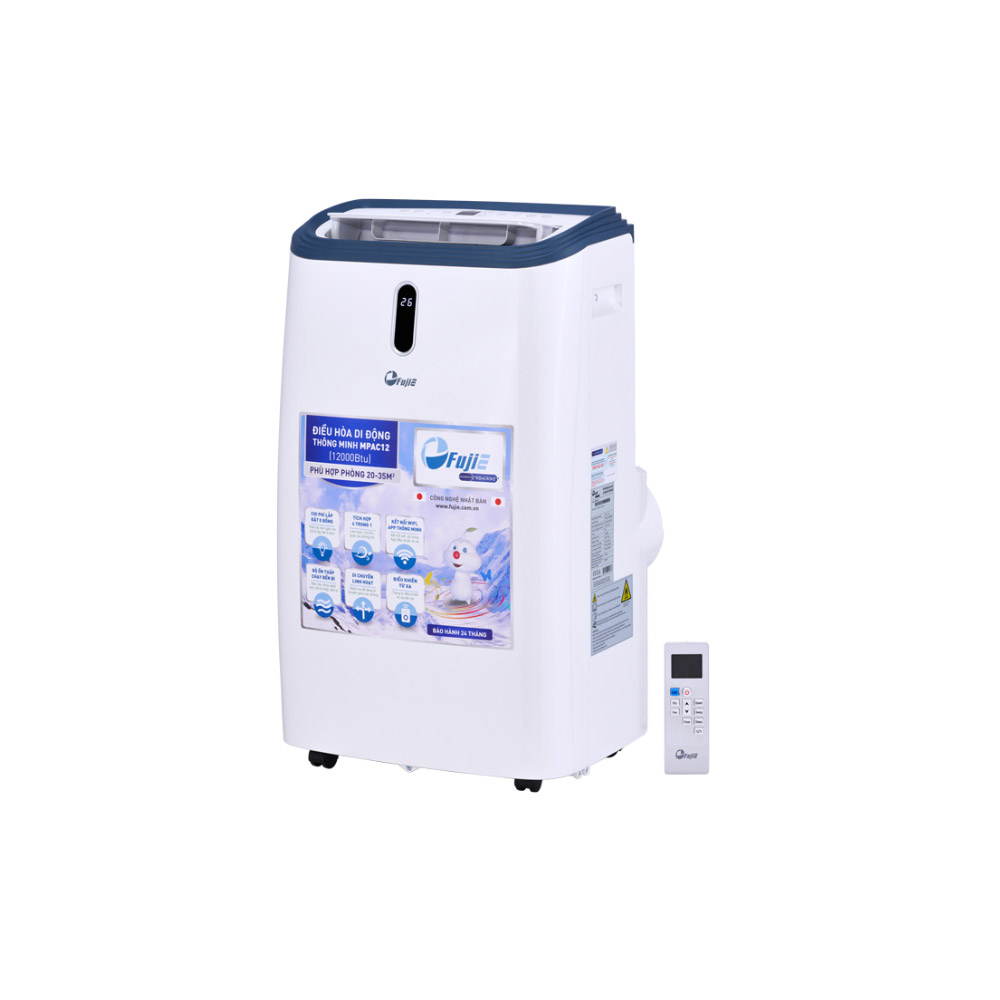 Điều hòa di động thông minh Fujie MPAC12 (1 chiều/ 12000 BTU)