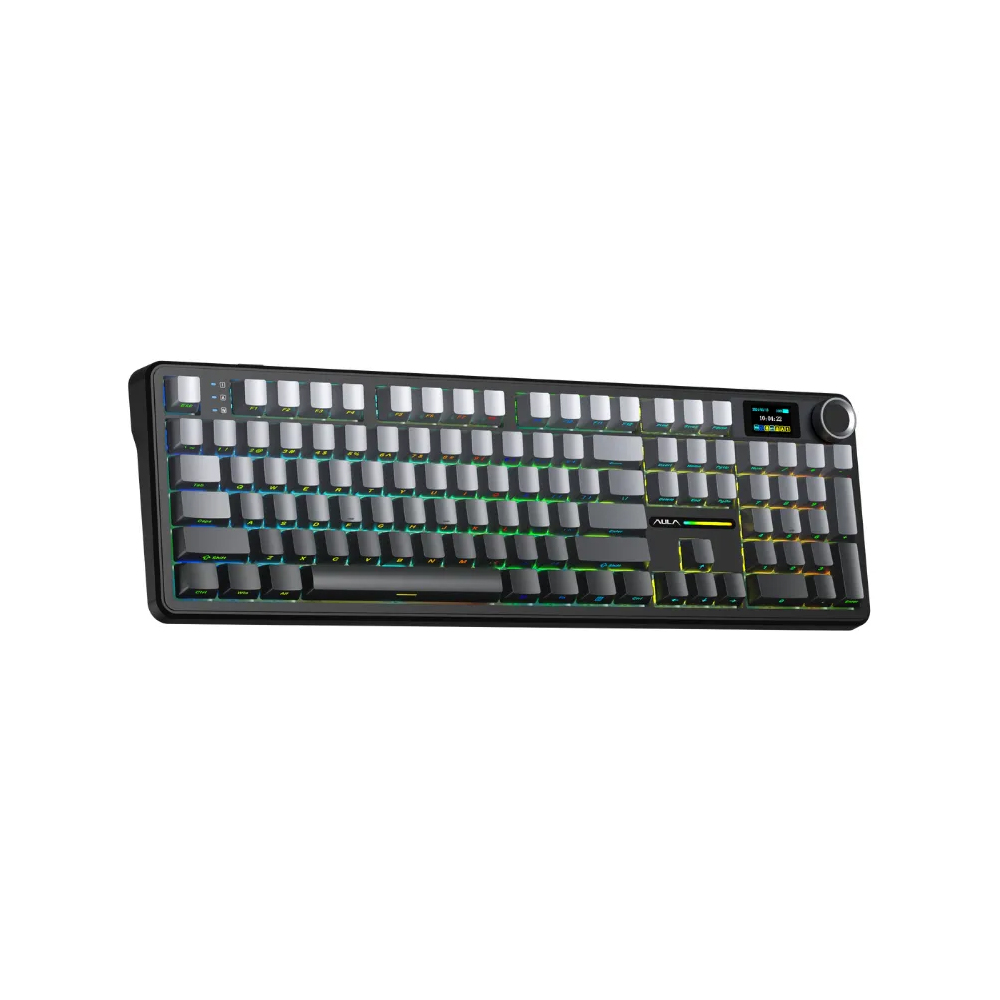 Bàn phím cơ Aula 3 MODE F108 PRO đen gradient Nimbus Switch