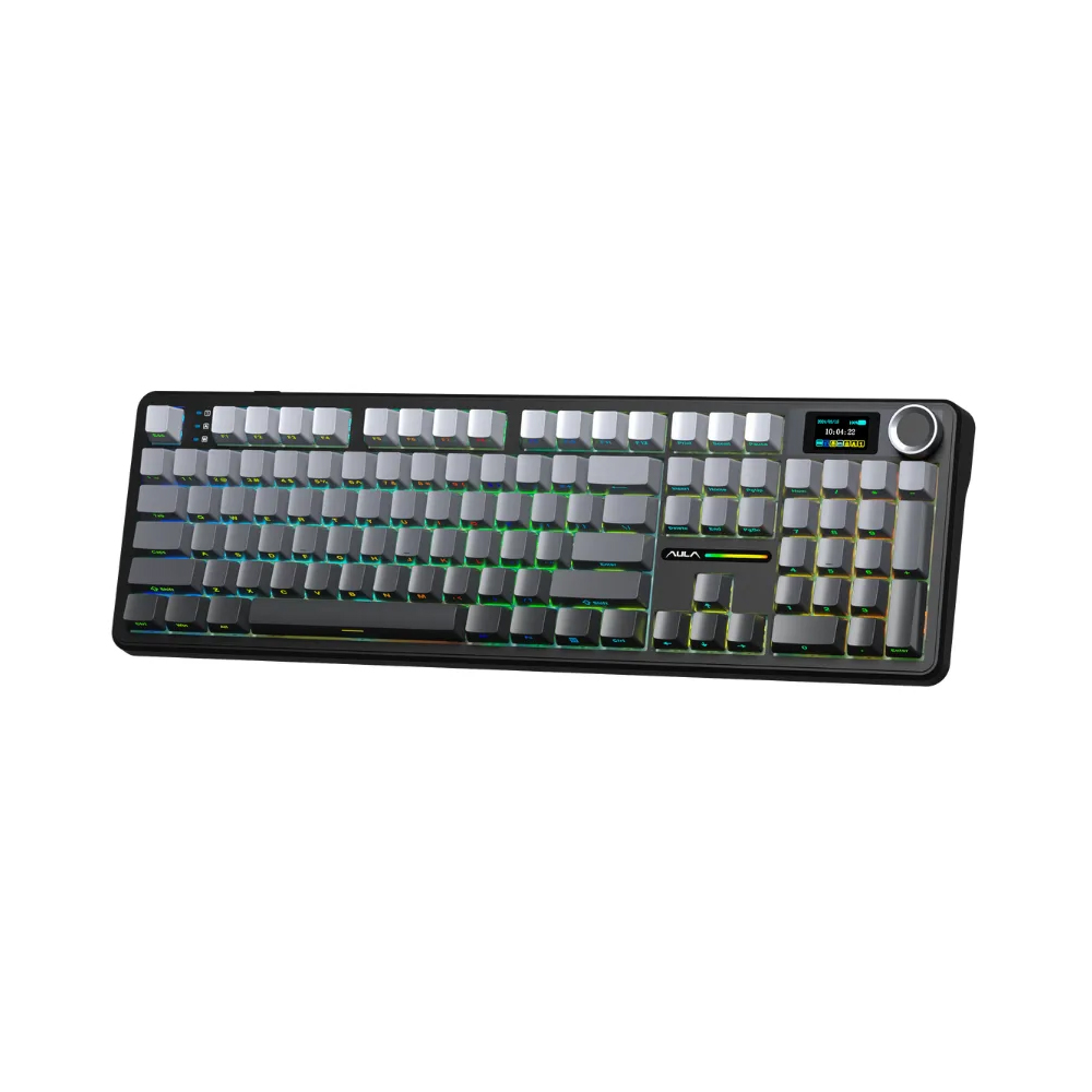 Bàn phím cơ Aula 3 MODE F108 PRO đen gradient Nimbus Switch