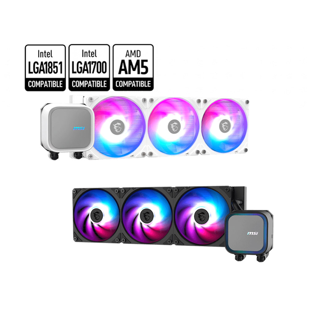 Tản nhiệt nước AIO MSI MAG CORELIQUID A13 360 – Màu Đen (LED ARGB)