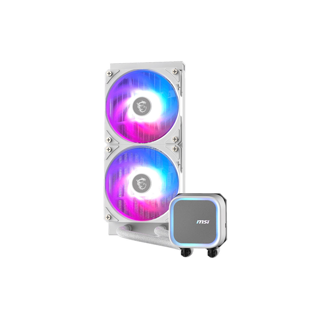 Tản nhiệt nước AIO MSI MAG CORELIQUID A13 240 – Màu trắng (LED ARGB)