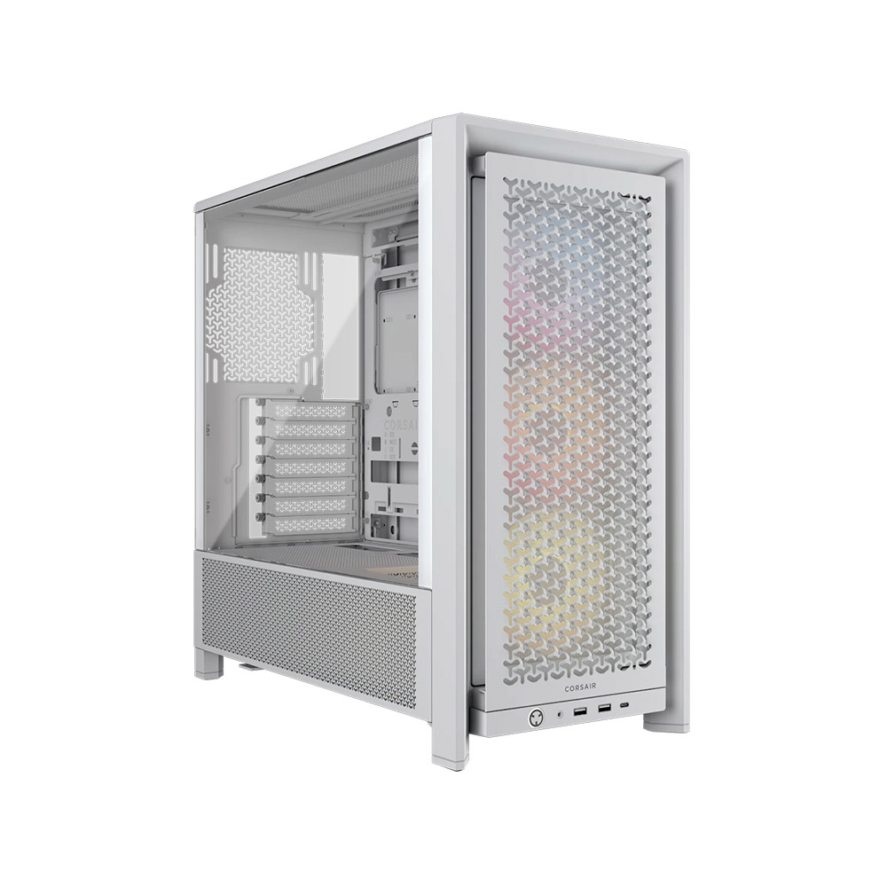 Vỏ máy tính Corsair FRAME 4000D RS ARGB White CC-9011297-WW (3 FAN ARGB)