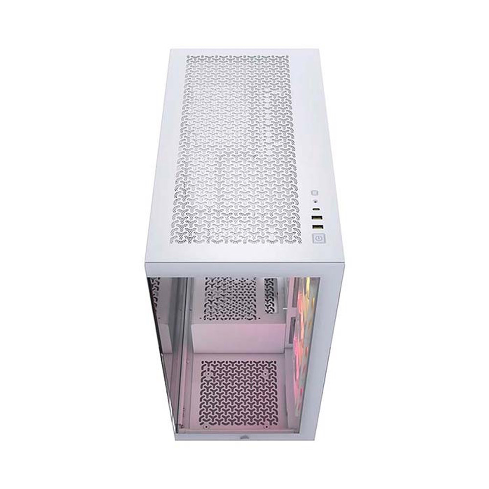 Vỏ máy tính Corsair 3500X RGB Tempered Glass White CC-9011279-WW 