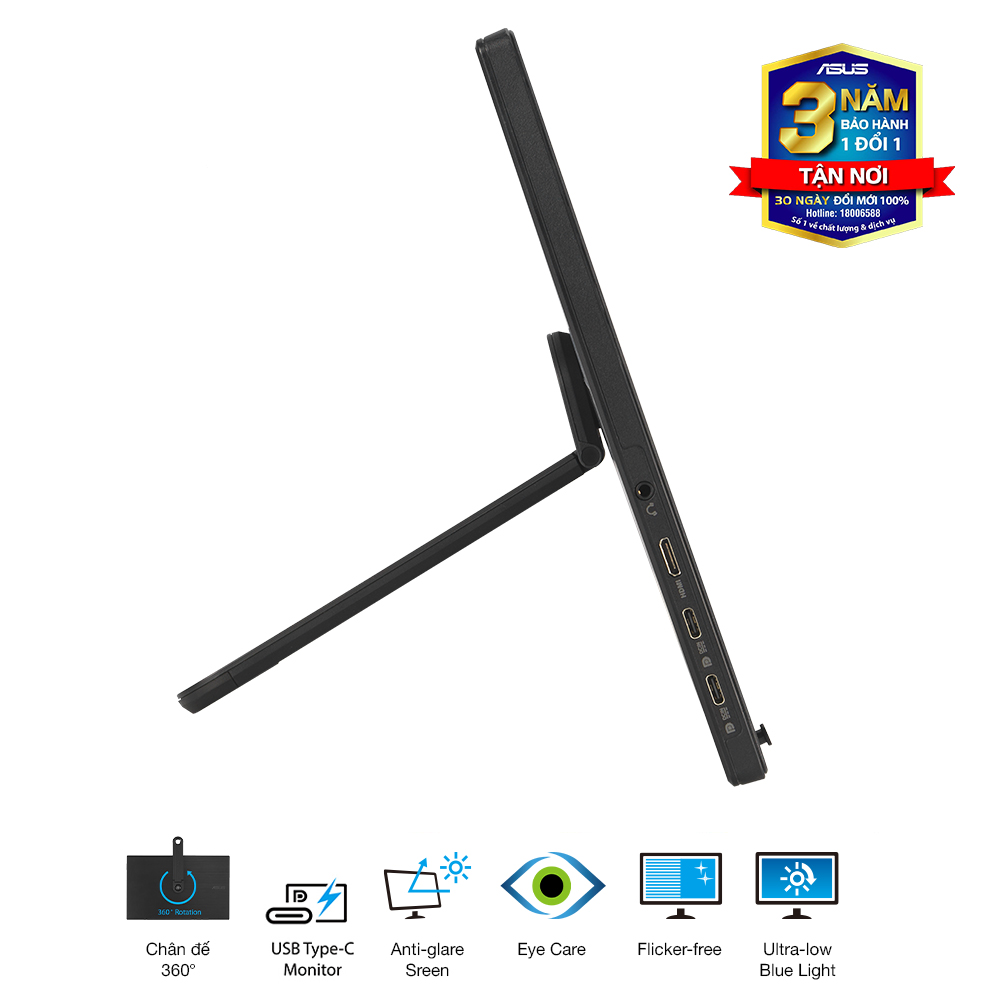 Màn hình di động Asus MB169CK (15.6Inch/ Full HD/ 5ms/ 250cd/m2/ IPS)