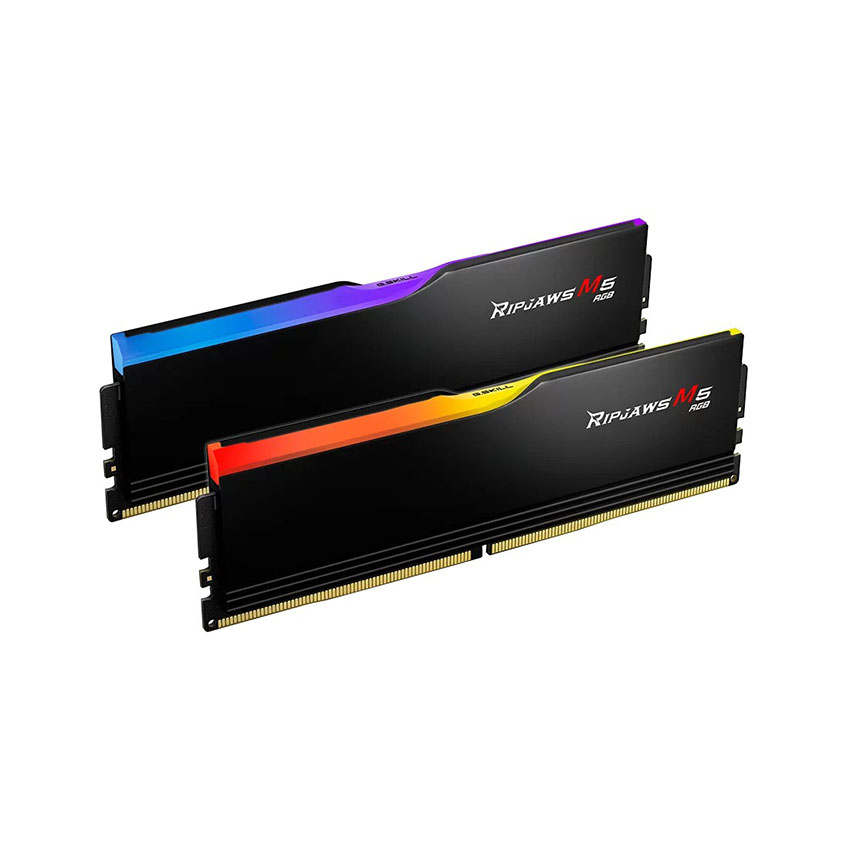 Ram desktop GSKill Ripjaws M5 RGB F5-5200J4040A32GX2-RM5RK 64GB (2 x 32GB) (DDR5/ 5200 Mhz/ Non-ECC)