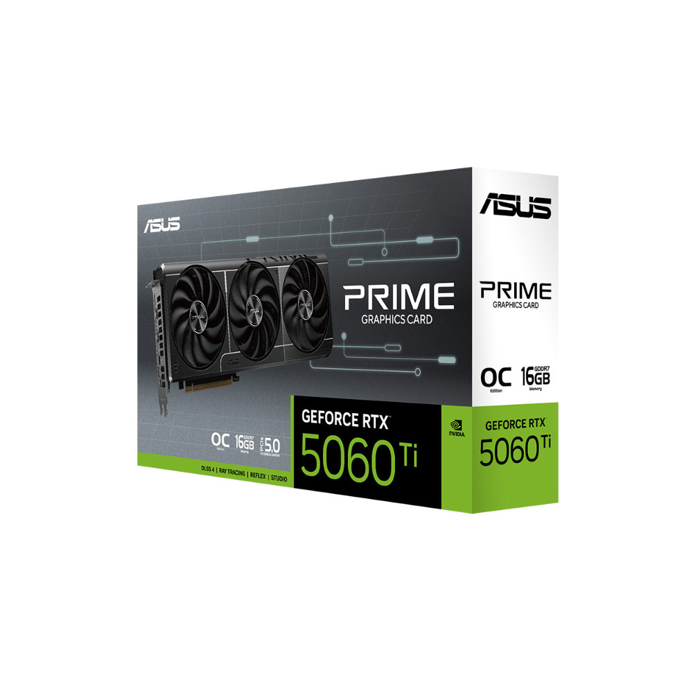 Card đồ họa Asus Prime GeForce RTX 5060 Ti 16GB GDDR7 OC Edition