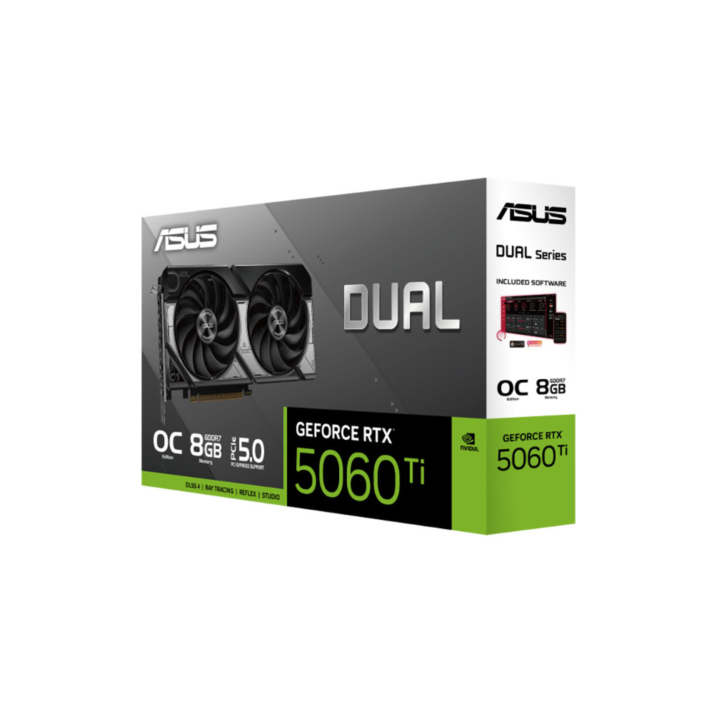 Card đồ họa Asus Dual GeForce RTX 5060 Ti 8GB GDDR7 OC Edition