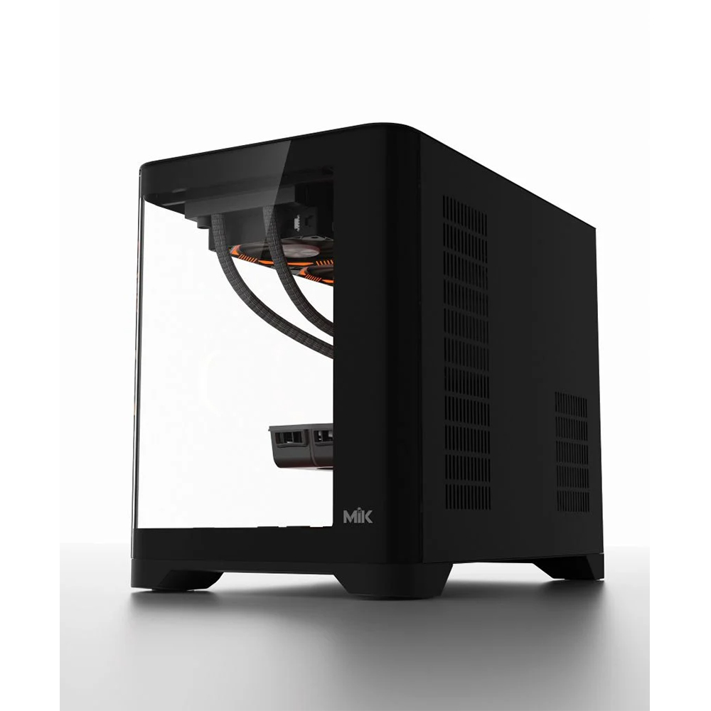 Vỏ máy tính MIK FOCALORS M BLACK (Mini Tower/ M-ATX/ Đen)