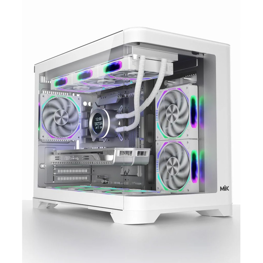 Vỏ máy tính MIK FOCALORS M White (Mini Tower/ M-ATX/ Trắng)