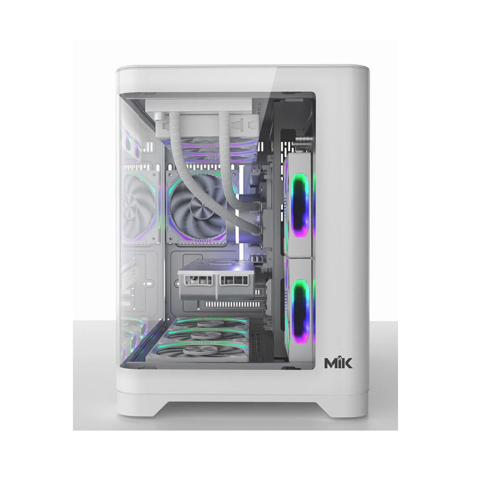 Vỏ máy tính MIK FOCALORS M White (Mini Tower/ M-ATX/ Trắng)