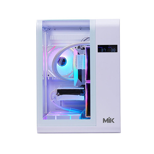 Vỏ máy tính MIK BARBATOS M White (Mini Tower/ M-ATX/ Trắng)