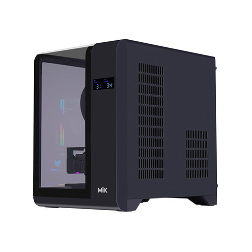 Vỏ máy tính MIK BARBATOS M BLACK (Mini Tower/ M-ATX/ Đen)