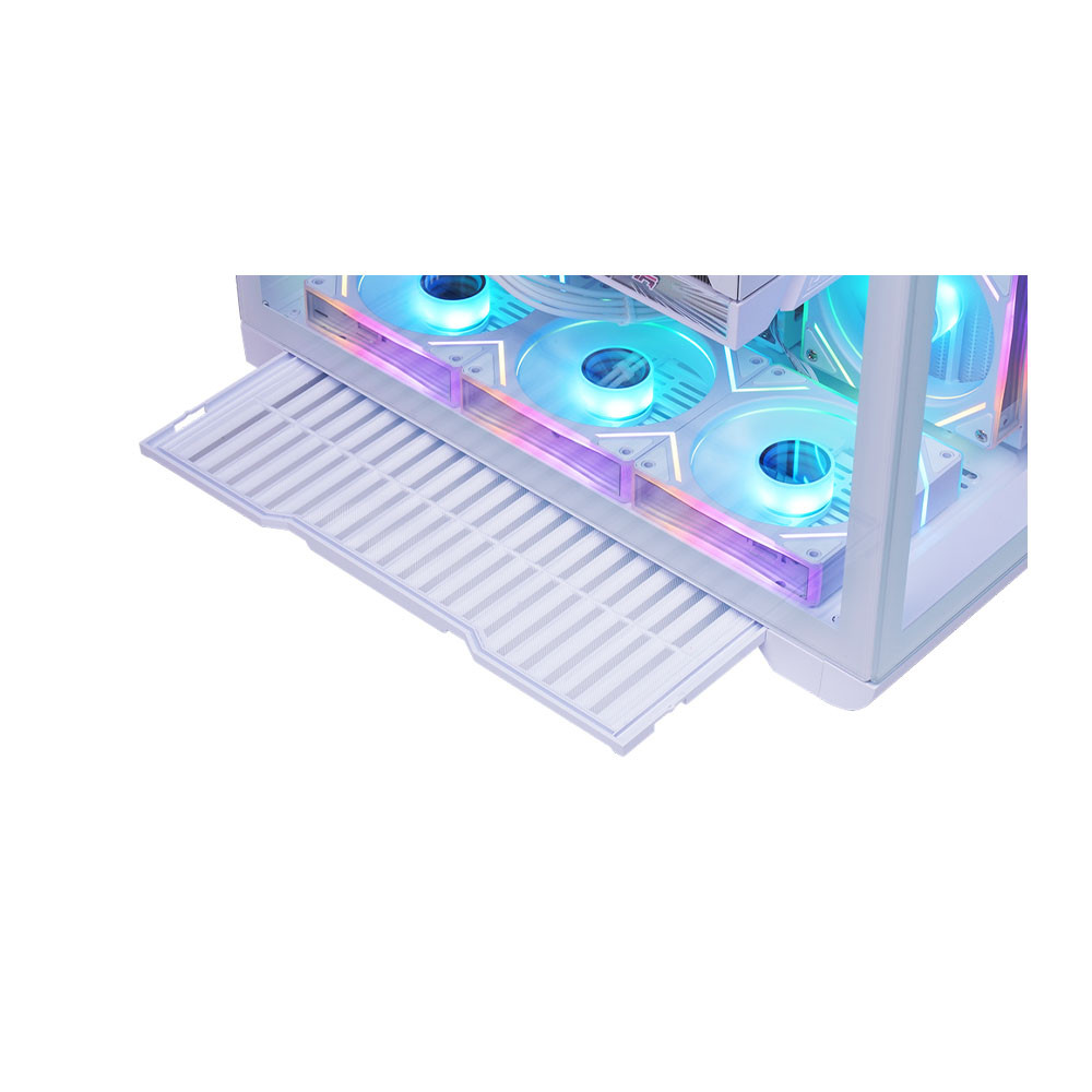 Vỏ máy tính MIK BARBATOS White (Mid Tower/ ATX/ Trắng)