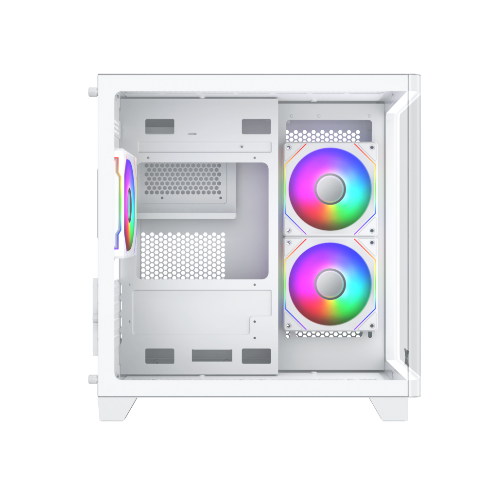 Vỏ máy tính Xigmatek PANO M NANO ARTIC 3GF (Mini Tower/ M-ATX/ Trắng)