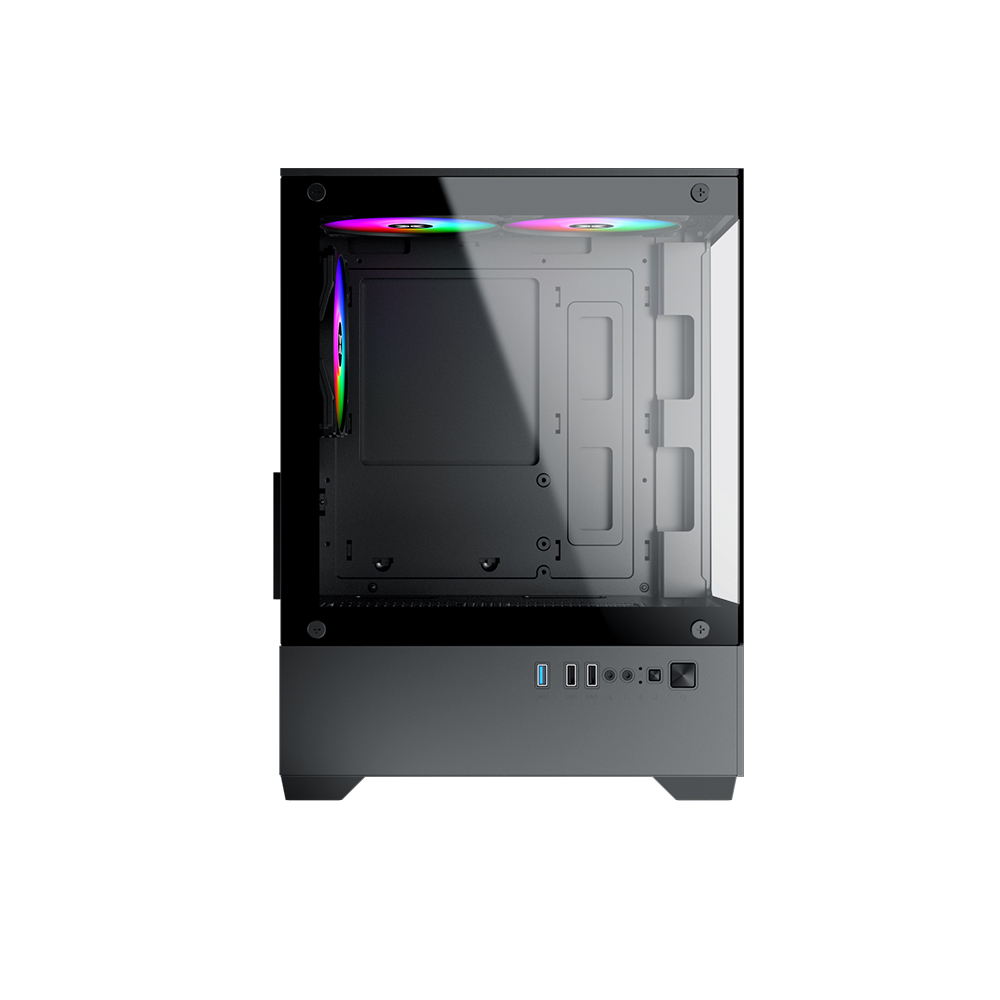 Vỏ máy tính Xigmatek VIEW II 3F (Mini Tower/ M-ATX/ Đen)