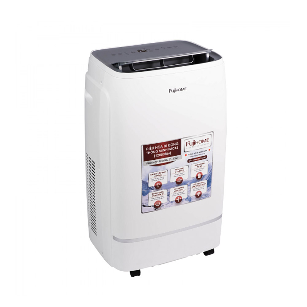 Điều hòa di động thông minh FujiHome PAC12 (1 chiều/ 12000 BTU)