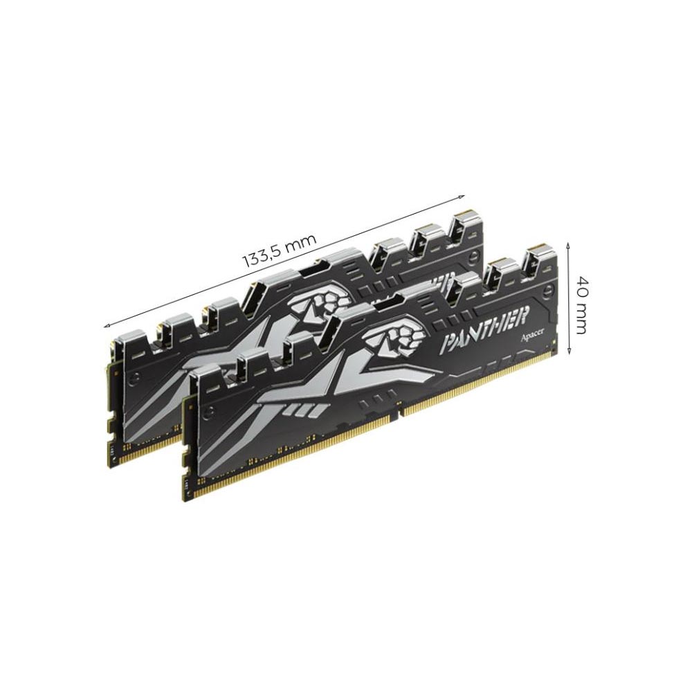 Ram desktop Apacer OC Panther-Golden DDR4 8Gb bus 3200Mhz