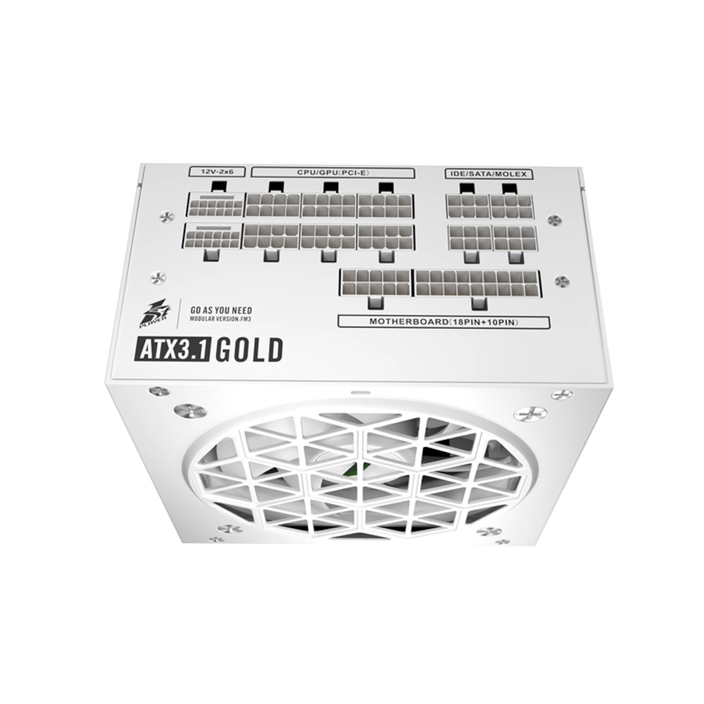 Nguồn máy tính FIRST PLAYER NGDP-GLD-850 850W White (80 Plus Gold/ Full-Modular)