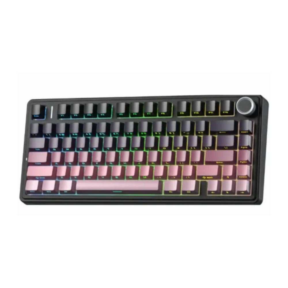 Bàn phím cơ Aula 3 MODE F75 đen + hồng gradient - Reaper switch 