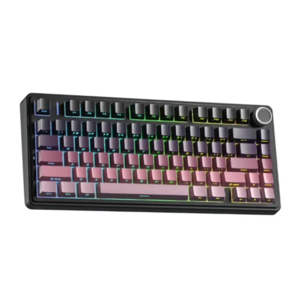 Bàn phím cơ Aula 3 MODE F75 đen + hồng gradient - Reaper switch 