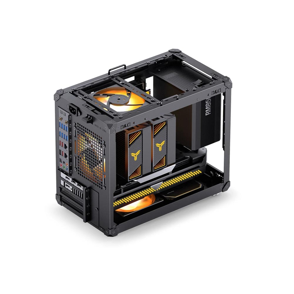 Vỏ máy tính JONSBO C6 MAX Black (Mini Tower/ M-ATX/ Đen)