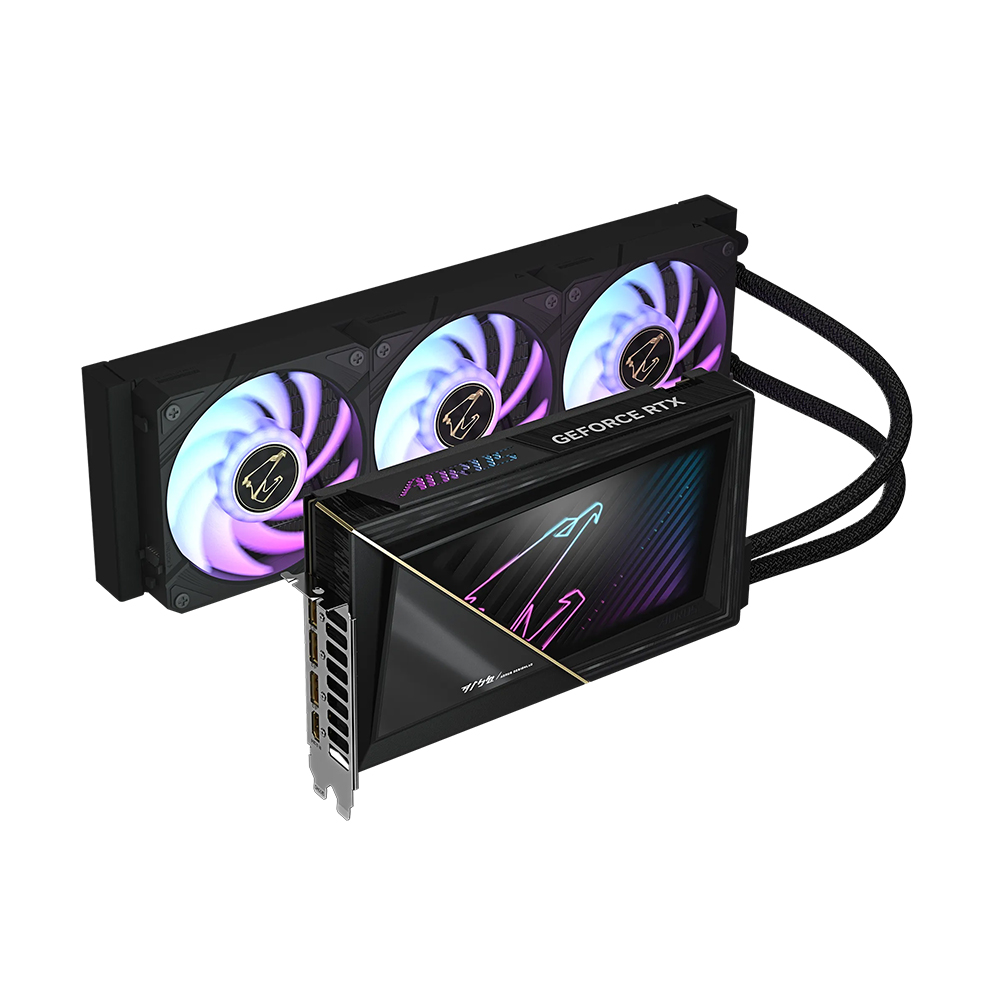 Card đồ họa Gigabyte AORUS RTX 5090 XTREME WATERFORCE 32G (N5090AORUSX W-32GD)
