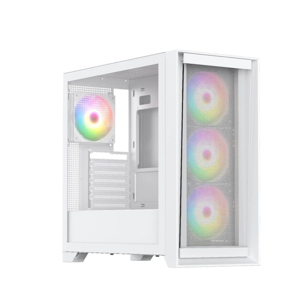 Vỏ máy tính EINAREX P600 Core White (Mid Tower/ ATX/ Trắng)