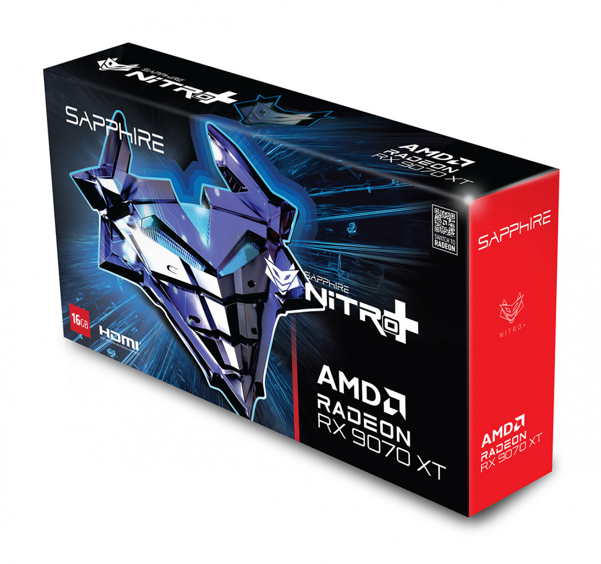 Card đồ họa Sapphire NITRO+ AMD RADEON RX 9070 XT GAMING OC 16GB (GDDR6/ 256 bit)