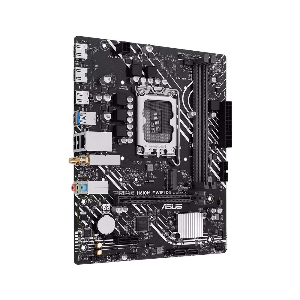 Mainboard Asus Prime H610M-F WIFI D4 (Intel H610/ Socket 1700/ M-ATX/ 2 khe ram)