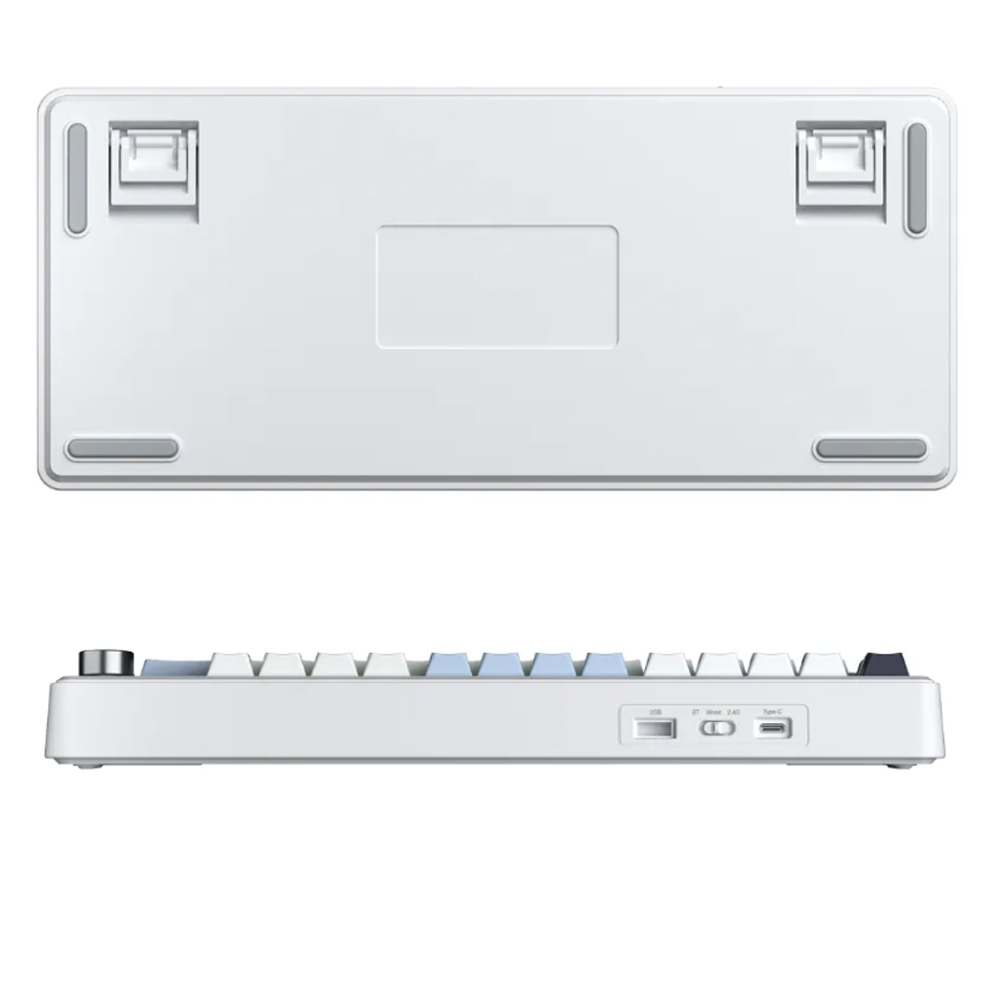 Bàn phím cơ Aula 3 MODE F75 MAX Xanh + trắng + tím đậm Reaper switch