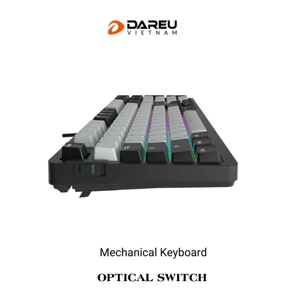 Bàn phím cơ Dareu EK98X Black Grey Optical switch