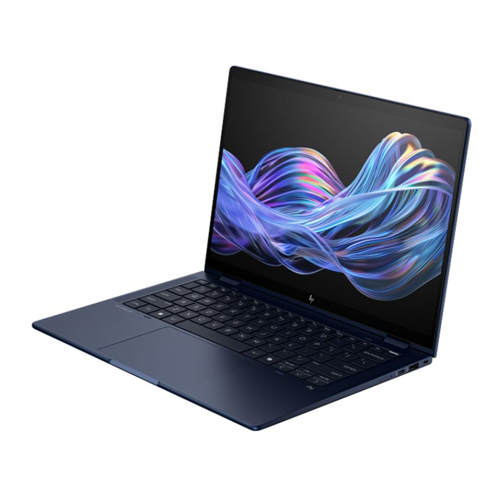 Laptop HP EliteBook X Flip G1i B9FR8PT (Ultra 7 268V/ 32GB/ 1TB SSD/ 14 inch 2.5K Touch/ Win 11 Pro/ Blue/ Vỏ nhôm)
