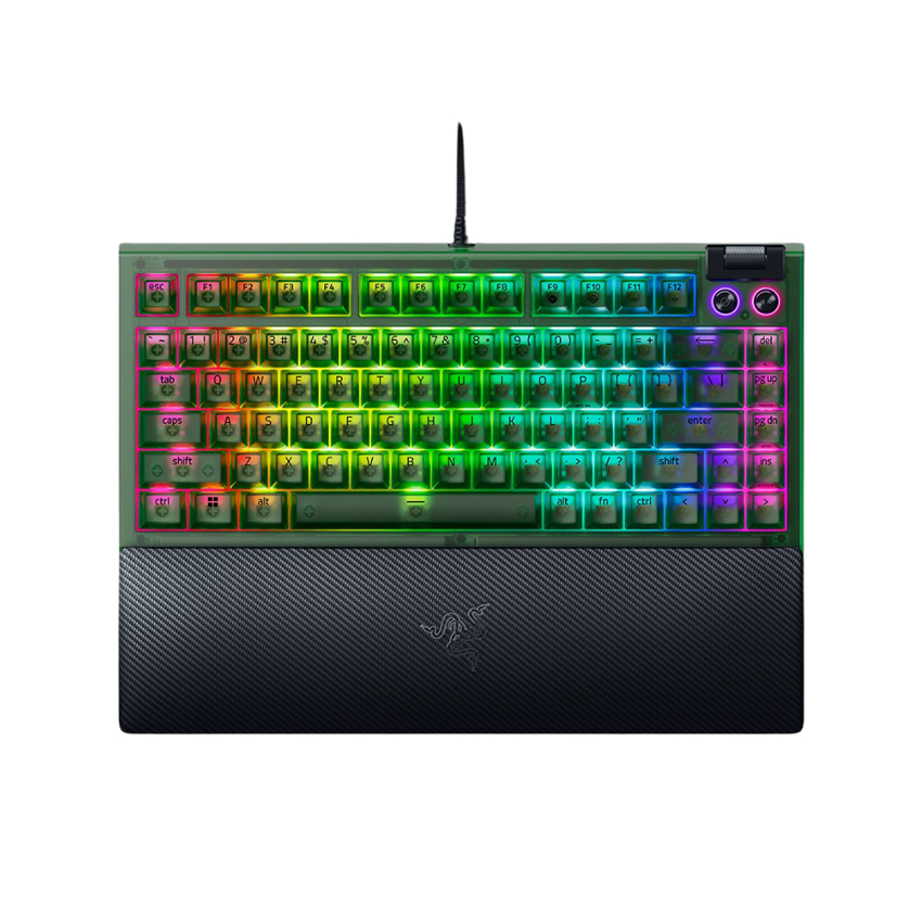 Bàn phím cơ Razer BlackWidow V4 75% - Phantom Green 