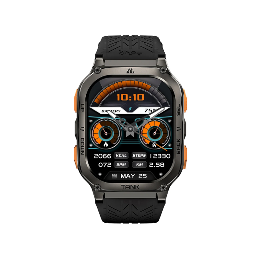 Đồng hồ thông minh Kospet TANK M3 ULTRA - Hàng trưng bày (49mm/ GPS/BLUETOOTH/ Vỏ Thép/ Dây Silicon/ Đen)