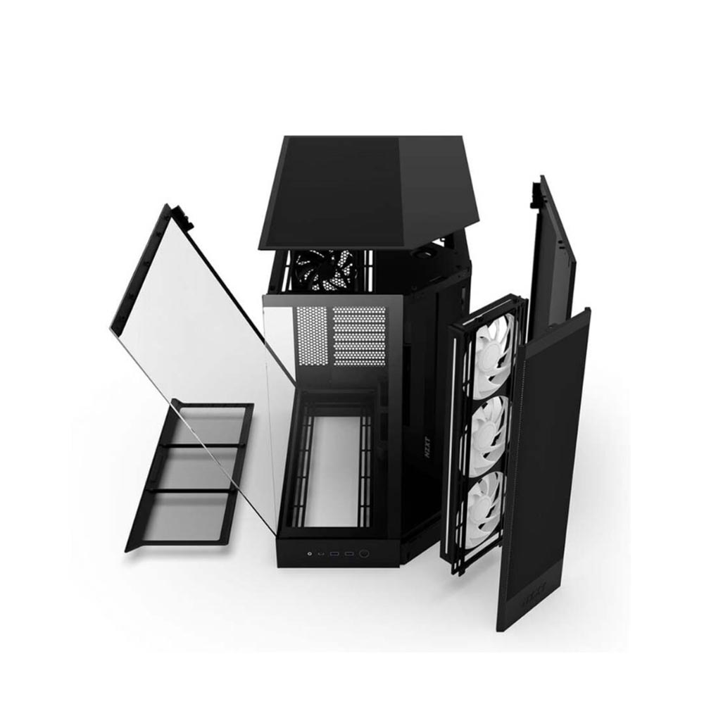 Vỏ máy tính NZXT H9 FLOW RGB ALL BLACK (CM-H92FB-R1)