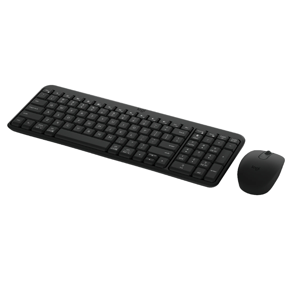 Bộ bàn phím chuột không dây Logitech MK250 (Bluetooth/ Đen)