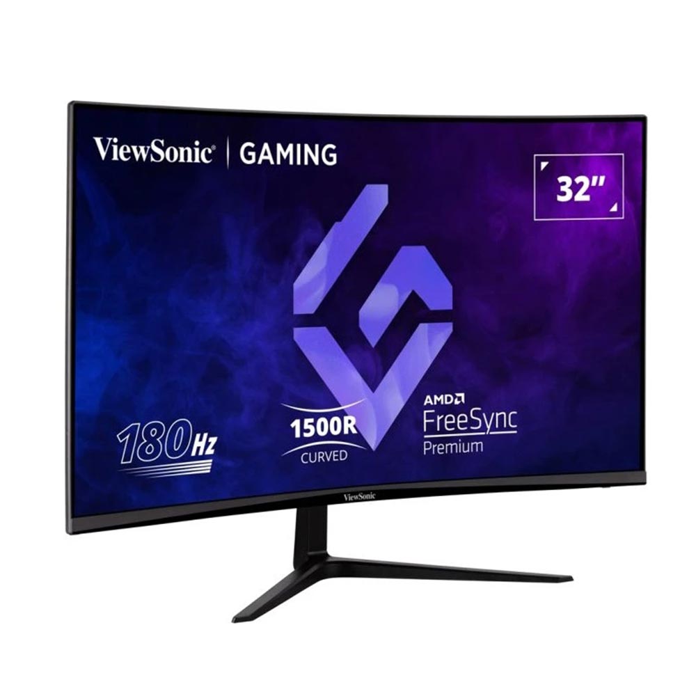 Màn hình gaming cong Viewsonic VX3218-PC-MHD (31.5Inch/ Full HD/ 1ms/ 180Hz/ 300cd/m2/ VA/ Tích hợp loa)