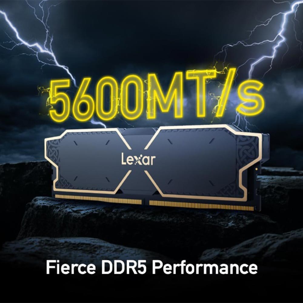 Ram desktop Lexar 32GB (2x16) THOR OC DDR5 5600 Mhz 