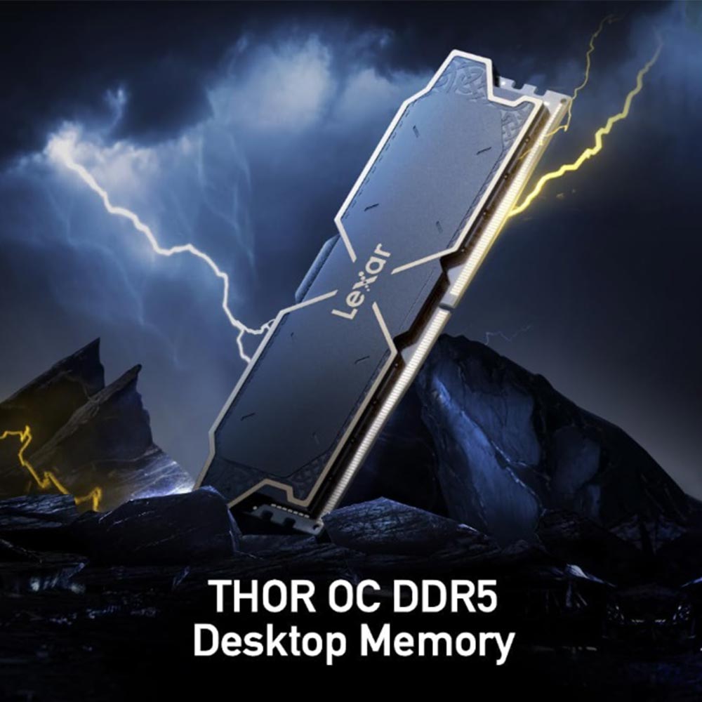 Ram desktop Lexar 32GB (2x16) THOR OC DDR5 5600 Mhz 