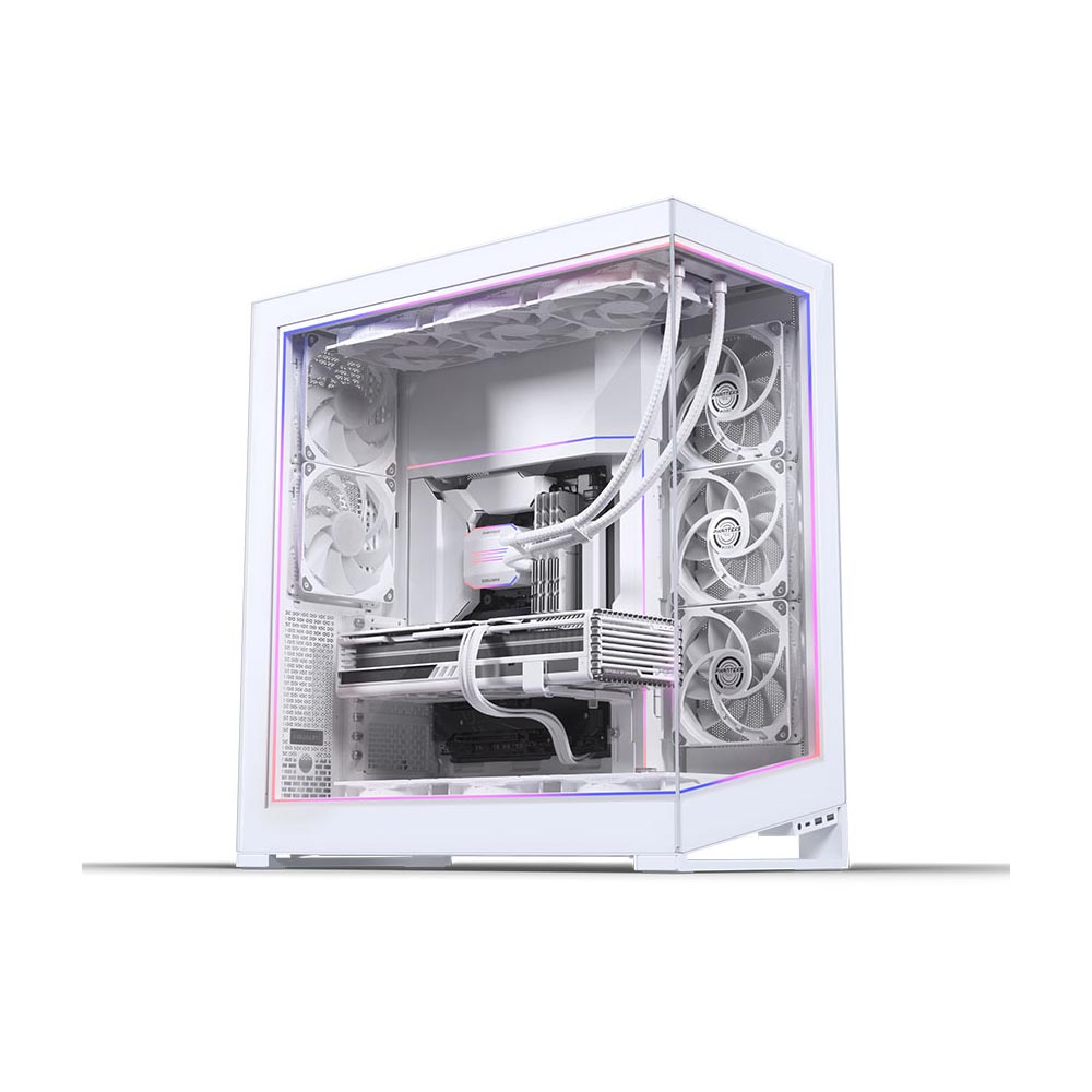 Vỏ máy tính PHANTEKS NV9 MKII, Tempered glass, DRGB, Matte White (Full Tower/ E-ATX/ Trắng)