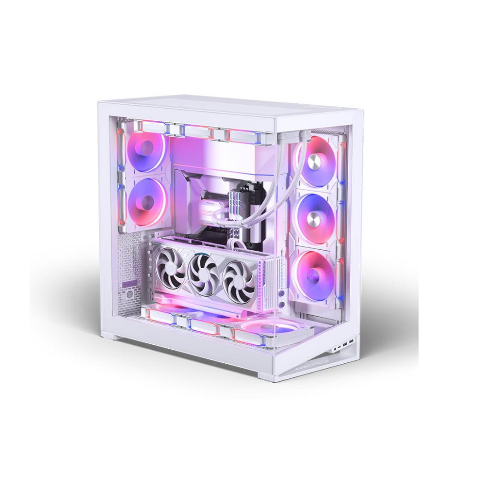 Vỏ máy tính PHANTEKS NV9 MKII, Tempered glass, DRGB, Matte White (Full Tower/ E-ATX/ Trắng)