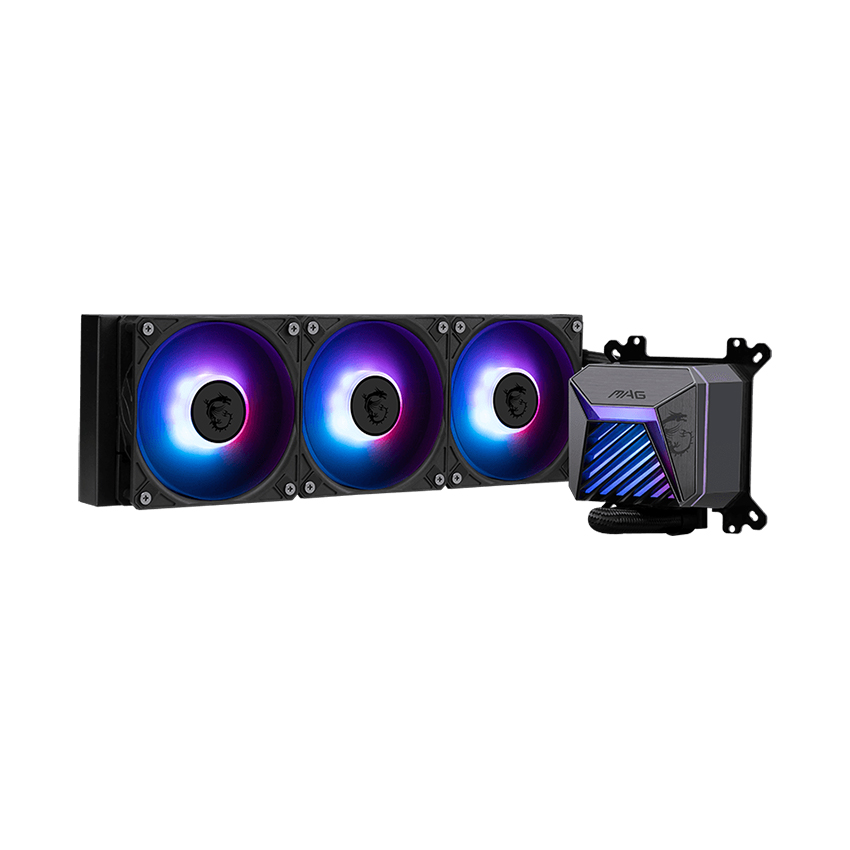 Tản nhiệt nước AIO MSI MAG CORELIQUID A15 360 – Màu Đen (LED ARGB)