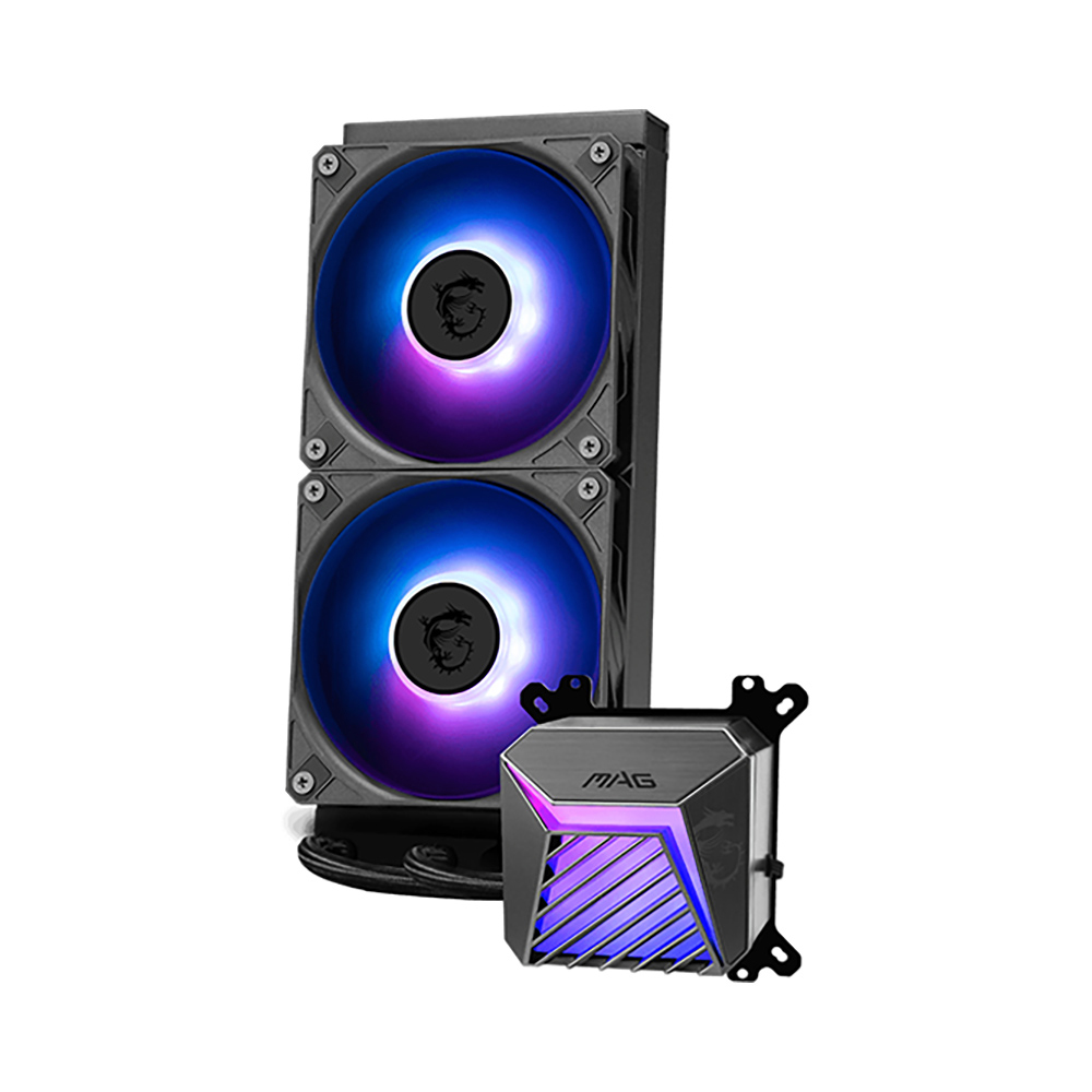 Tản nhiệt nước AIO MSI MAG CORELIQUID A15 240 – Màu Đen (LED ARGB)