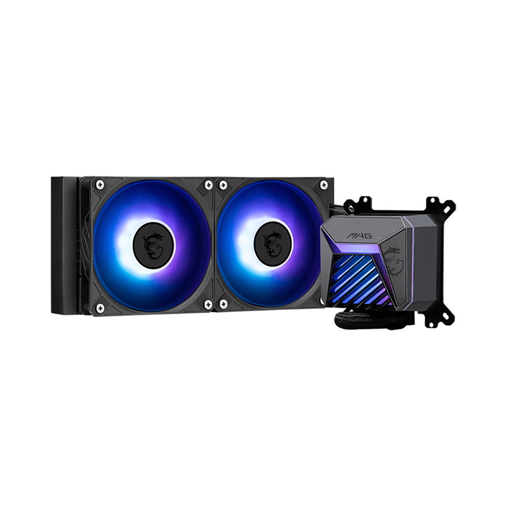 Tản nhiệt nước AIO MSI MAG CORELIQUID A15 240 – Màu Đen (LED ARGB)